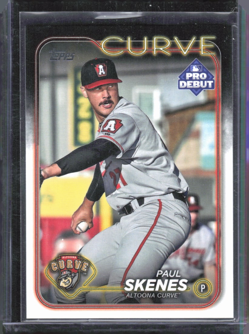 Paul Skenes Pro-Debut/Rookie Card 2024 Topps #PD-140: Paul Skenes Pro-Debut/Rookie Card 2024 Topps #PD-140