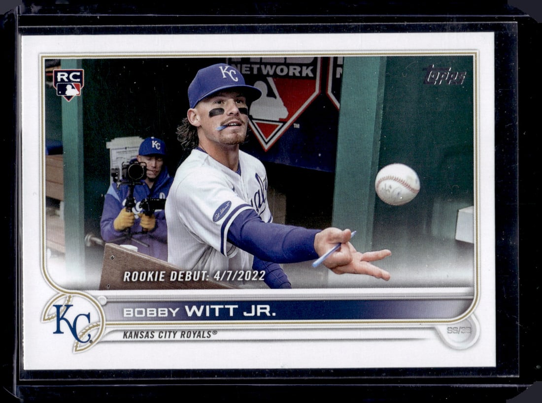 Bobby Witt Jr. RC 2022 Topps #US187: Bobby Witt Jr. RC 2022 Topps #US187