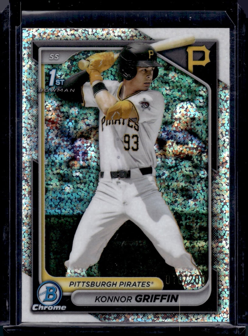 Konnor Griffin 1st Bowman Speckle Refractor /200 2024 Bowman Chrome Draft #BDC-22: Konnor Griffin 1st Bowman Speckle Refractor /200 2024 Bowman Chrome Draft #BDC-22