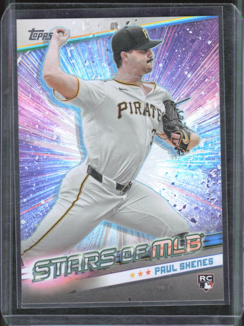 Paul Skenes Rookie Card Stars of MLB 2024 Topps #SMLB-64: Paul Skenes Rookie Card Stars of MLB 2024 Topps #SMLB-64