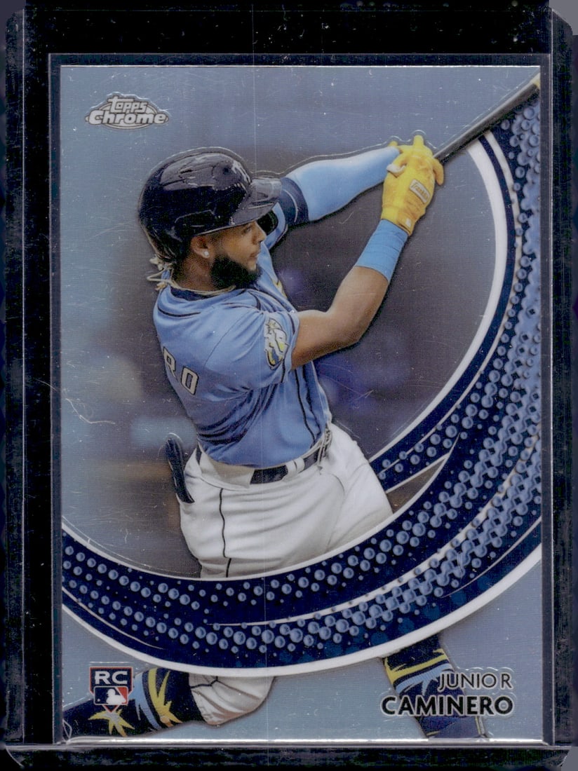 Junior Caminero Strokes RC 2024 Topps Chrome #S-24: Junior Caminero Strokes RC 2024 Topps Chrome #S-24