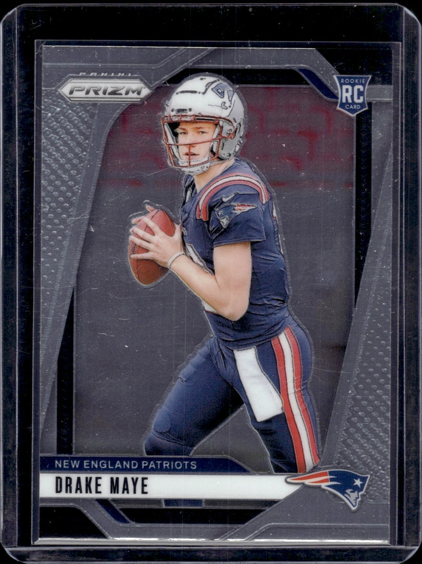 Drake Maye RC 2024 Panini Prizm #329: Drake Maye RC 2024 Panini Prizm #329