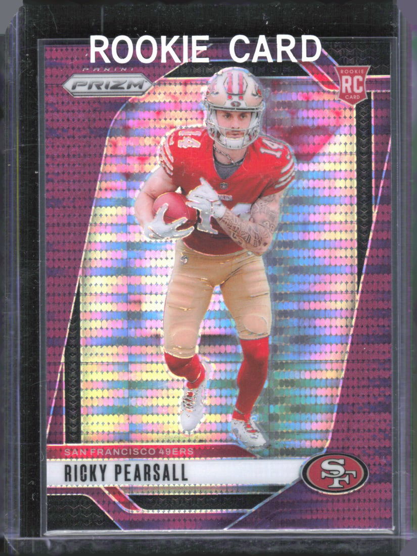Ricky Pearsall Rookie Card Purple Pulsar Prizm 2024 Panini Prizm #383: Ricky Pearsall Rookie Card Purple Pulsar Prizm 2024 Panini Prizm #383