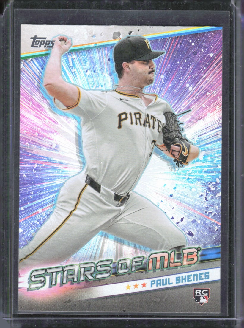 Paul Skenes Rookie Card Stars of MLB 2024 Topps #SMLB-64: Paul Skenes Rookie Card Stars of MLB 2024 Topps #SMLB-64