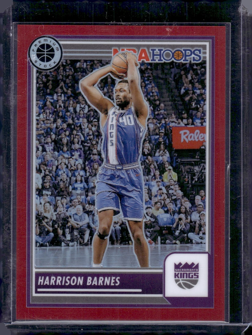 Harrison Barnes Red Prizm 001/275 1st on Print 2023-24 Panini Premium Stock #196: Harrison Barnes Red Prizm 001/275 1st on Print 2023-24 Panini Premium Stock #196