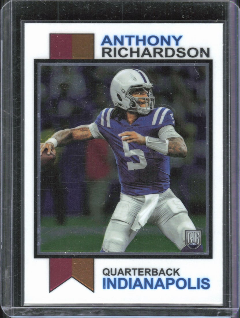 Anthony Richardson 1973 Throwback 1973 Topps Football 2023 Topps Composite #1973-14: Anthony Richardson 1973 Throwback 1973 Topps Football 2023 Topps Composite #1973-14