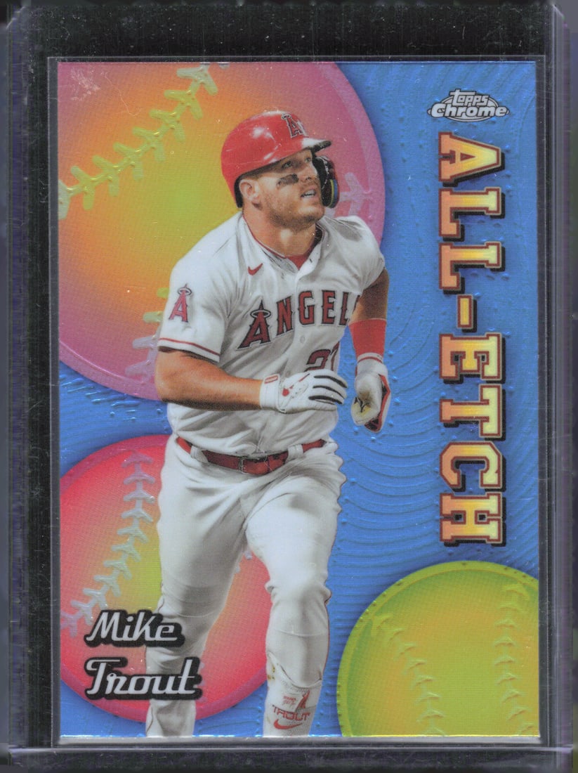 Mike Trout Refractor Chrome All-Etch 2024 Topps Chrome #CAE-2 (1 of 2)