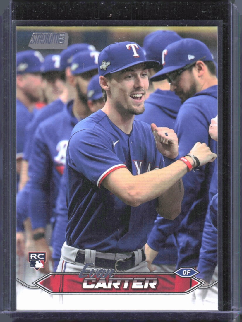 Evan Carter Rookie Card 2024 Stadium Club #208: Evan Carter Rookie Card 2024 Stadium Club #208