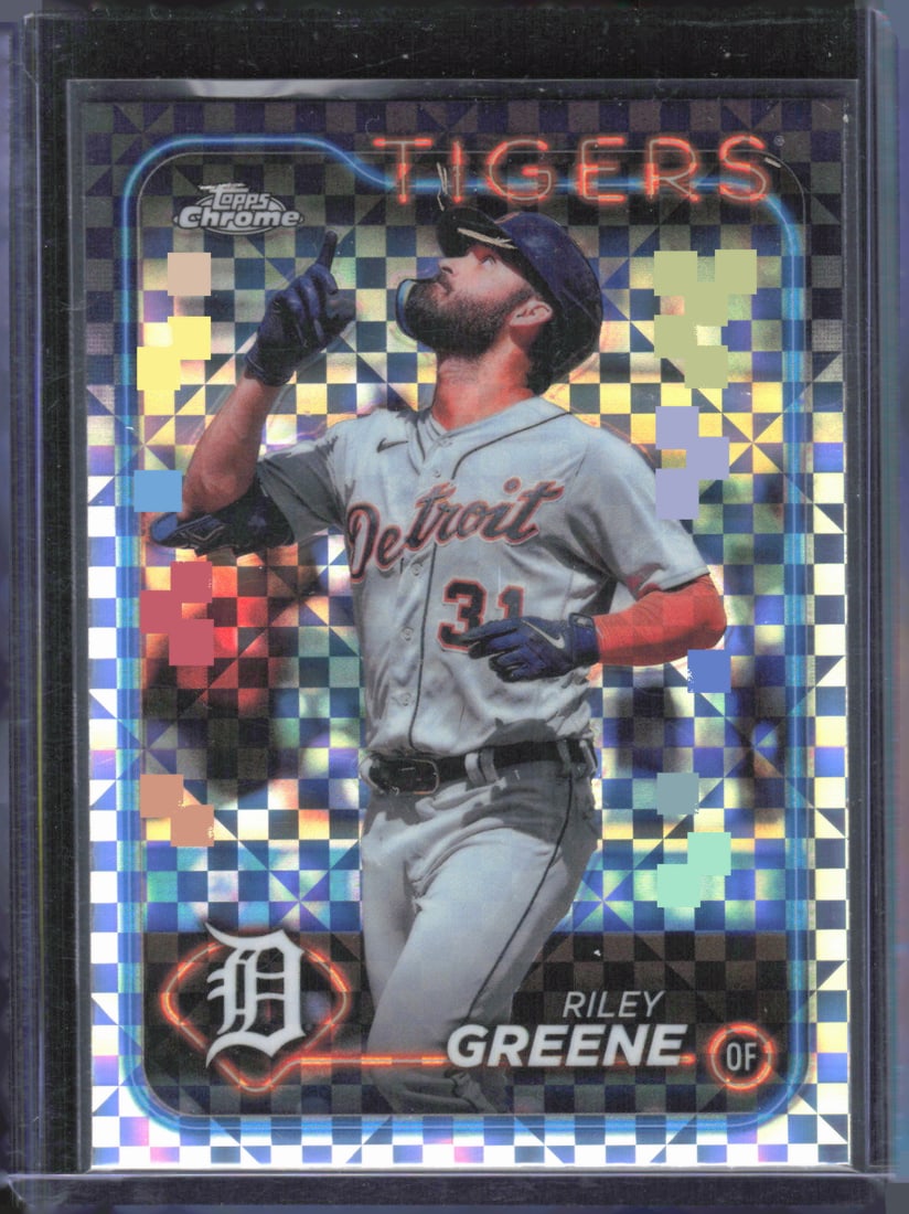 Riley Greene X-Fractors 2024 Topps Chrome #101: Riley Greene X-Fractors 2024 Topps Chrome #101