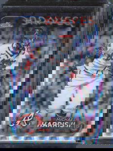 Michael Harris II Raywave Refractors 2024 Topps Chrome #52: Michael Harris II Raywave Refractors 2024 Topps Chrome #52