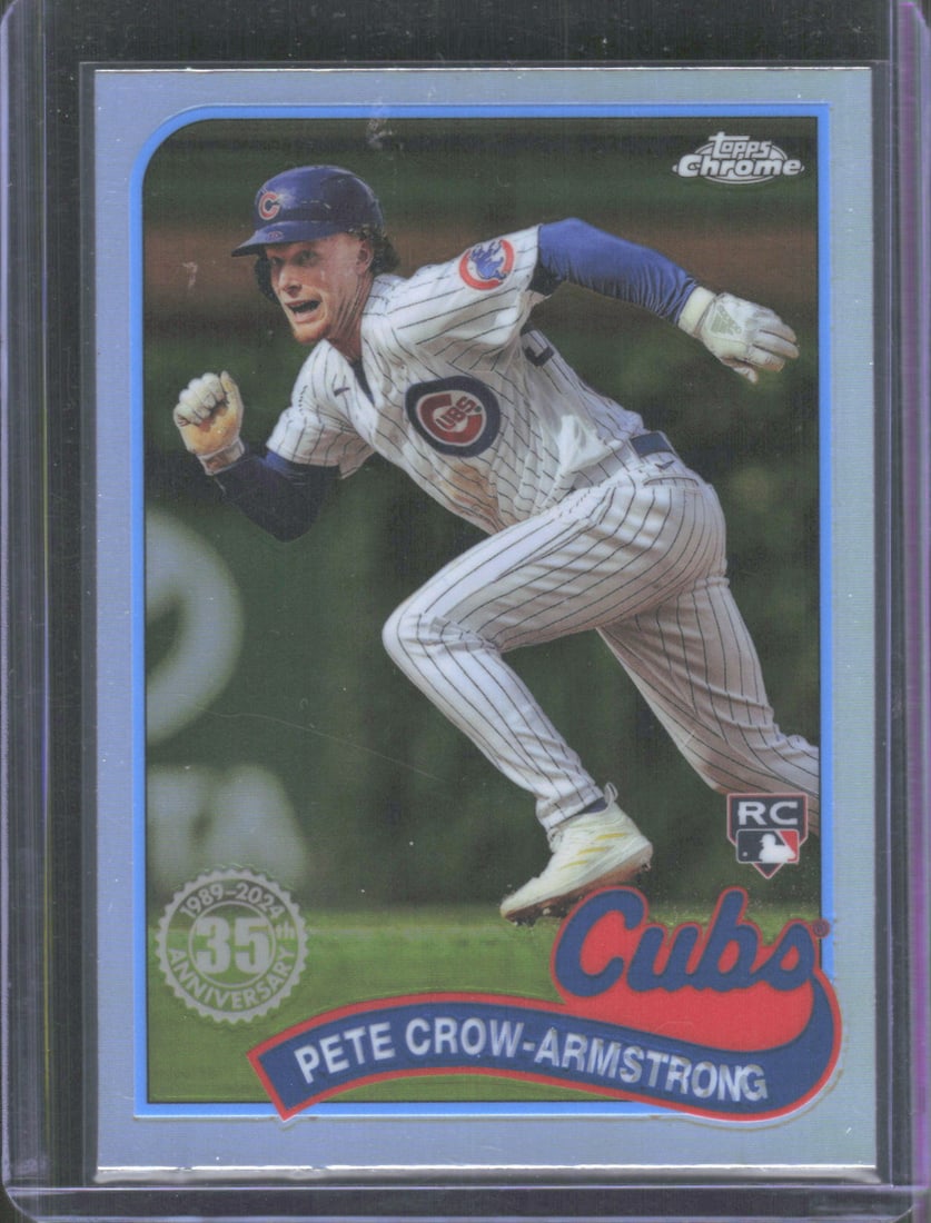 Pete Crow-Armstrong Refractor 1989 Topps Baseball 35th Anniversary 2024 Topps Chrome #89CB-19 (1 of 2)