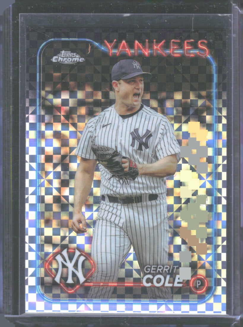 Gerrit Cole X-Fractors 2024 Topps Chrome #164 (1 of 2)
