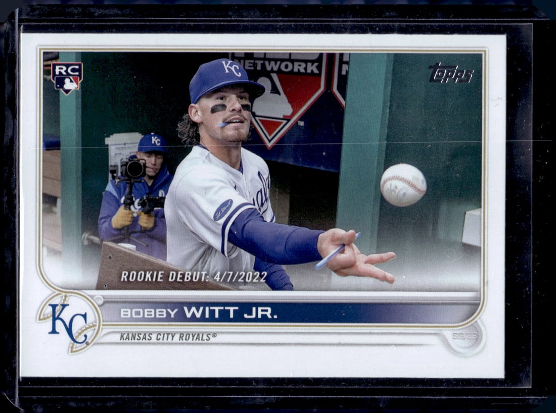 Bobby Witt Jr. RC 2022 Topps Update #US187: Bobby Witt Jr. RC 2022 Topps Update #US187