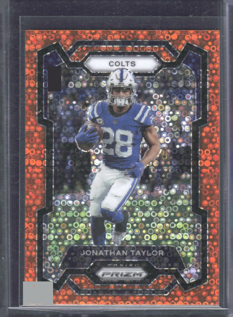 Jonathan Taylor 2023 Panini Prizm orange Disco Prizm #127 (1 of 2)