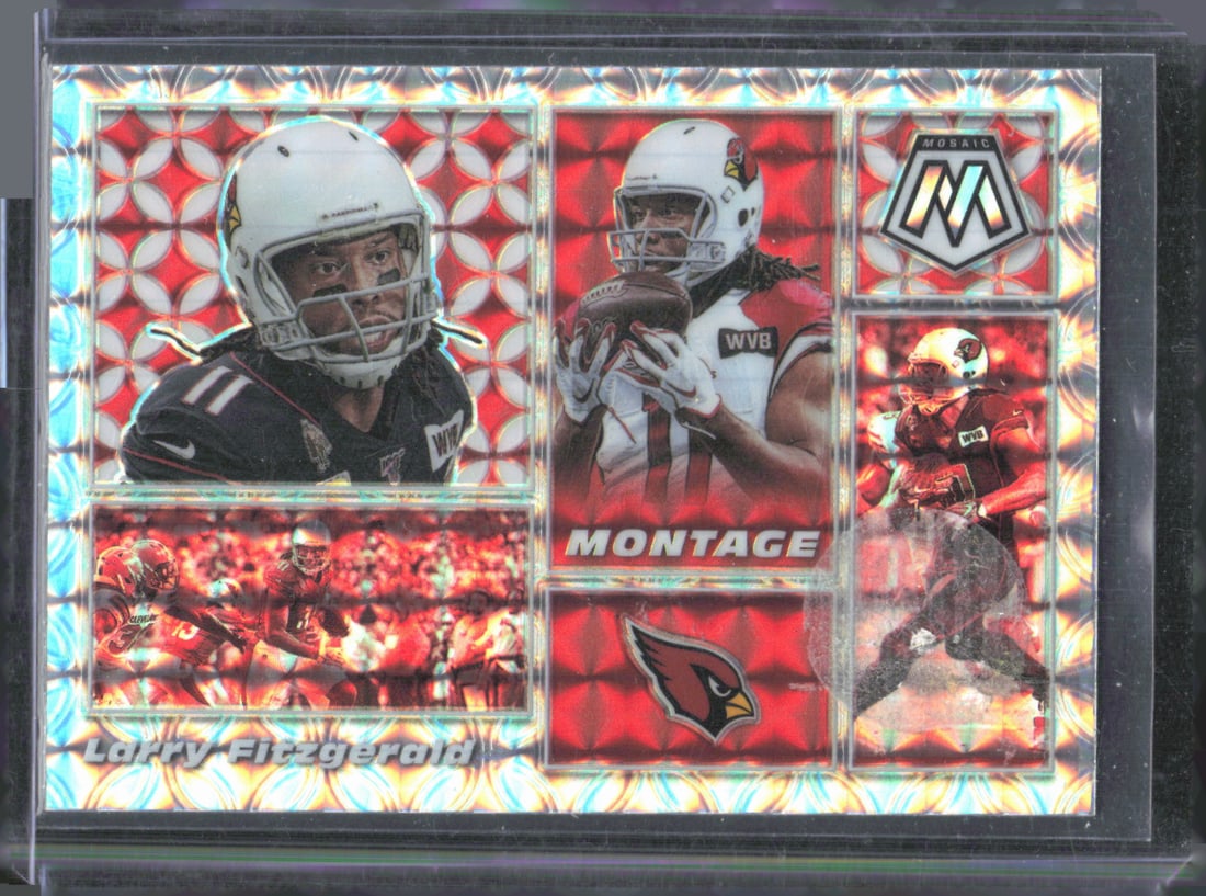 Larry Fitzgerald Mosaic Montage Prizm 2020 Panini Mosaic #M1 (1 of 2)