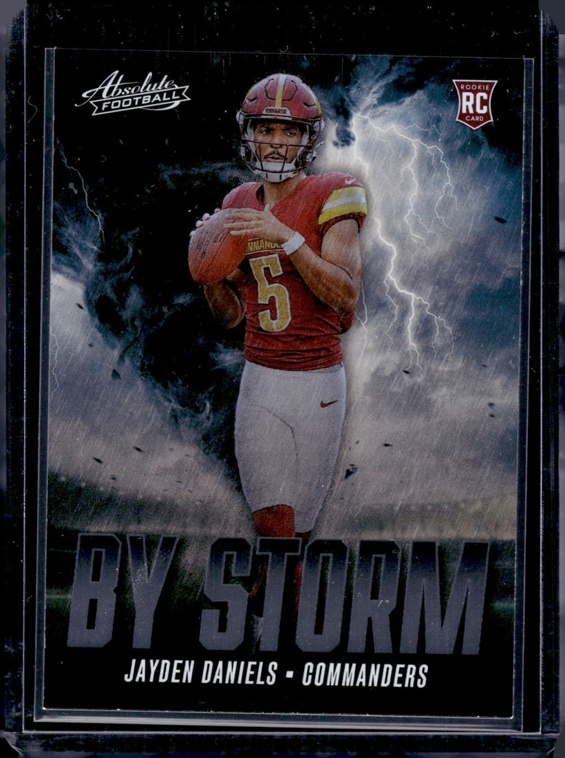 Jayden Daniels By Storm RC 2024 Panini Absolute #BS-JDS (1 of 2)