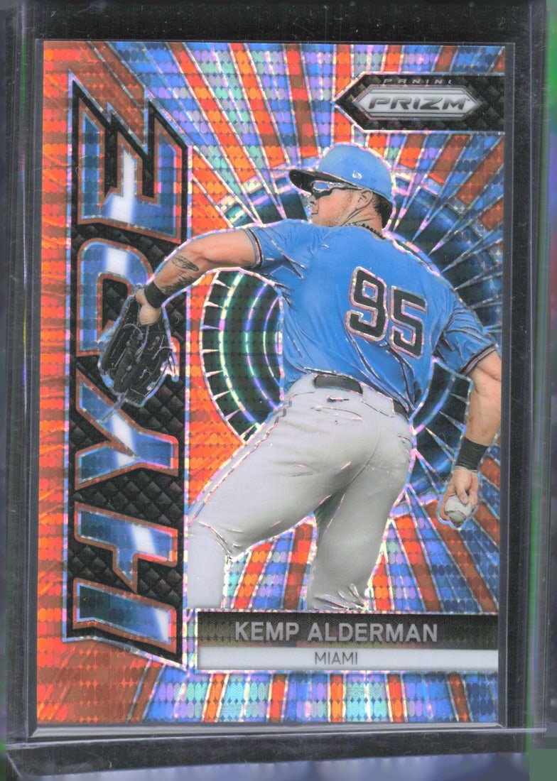 Kemp Alderman Hype Orange Pulsar Prizm /399 2024 Panini Prizm #7: Kemp Alderman Hype Orange Pulsar Prizm /399 2024 Panini Prizm #7