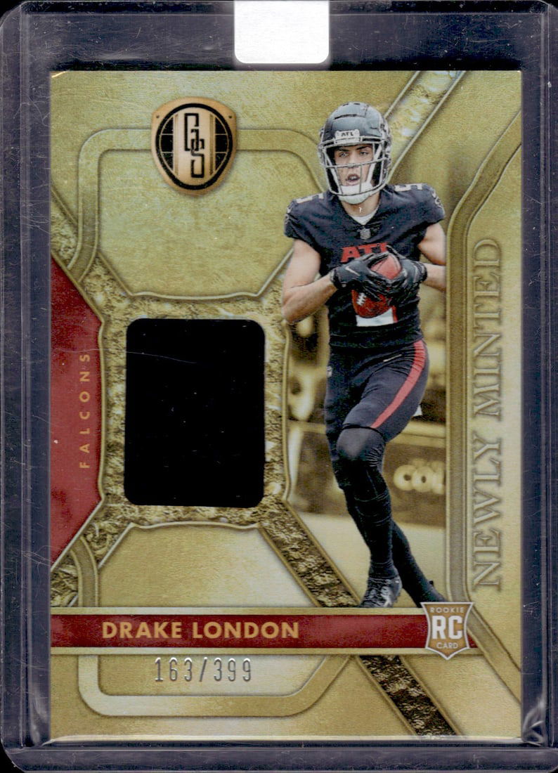 Drake London RC Patch /399 2022 Panini Gold Standard #NMM-DLO (1 of 2)