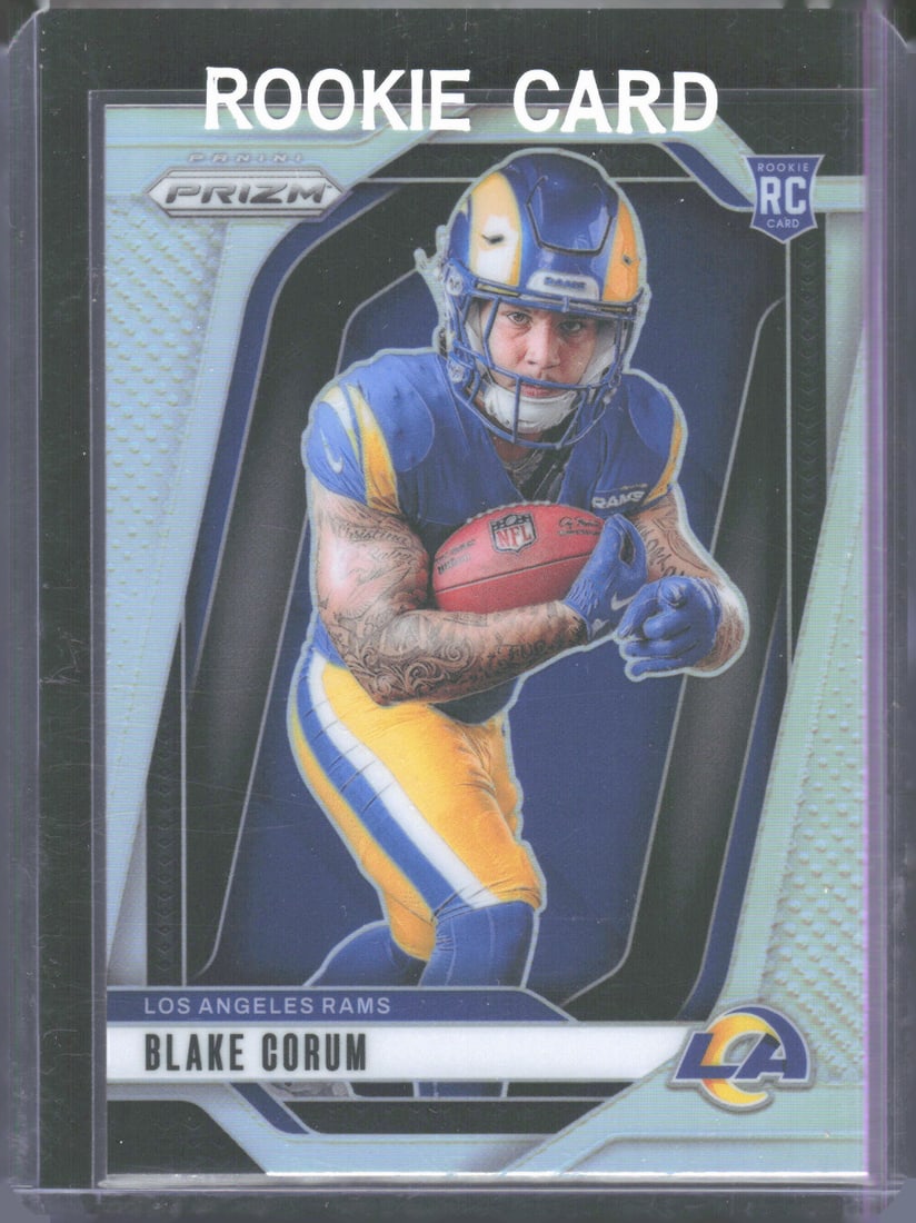 Blake Corum Rookie Variations Silver Prizm 2024 Panini Prizm #4: Blake Corum Rookie Variations Silver Prizm 2024 Panini Prizm #4