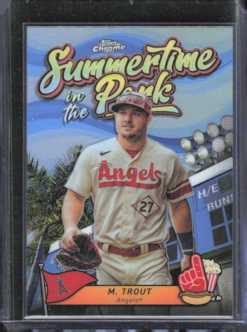 Mike Trout Refractor Summertime in the Park 2024 Topps Chrome #SITP-10 (1 of 2)