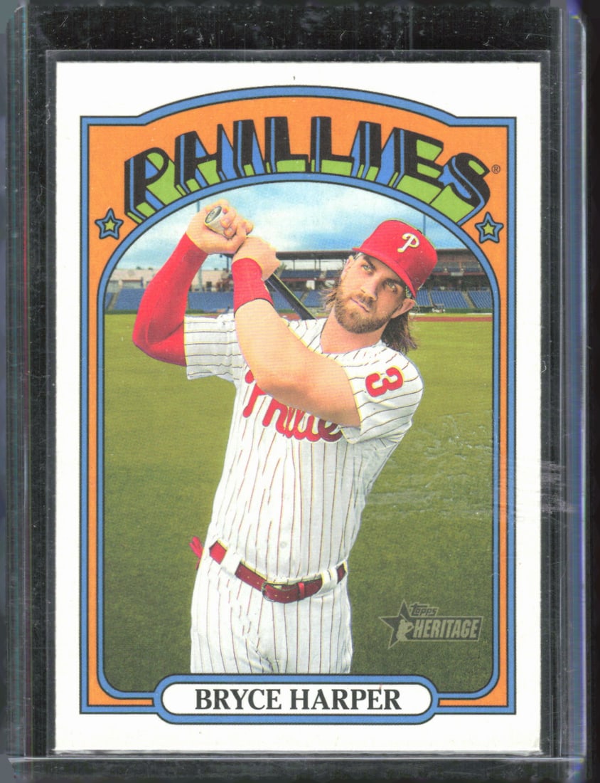 Bryce Harper 2021 Topps Heritage #13 (1 of 2)