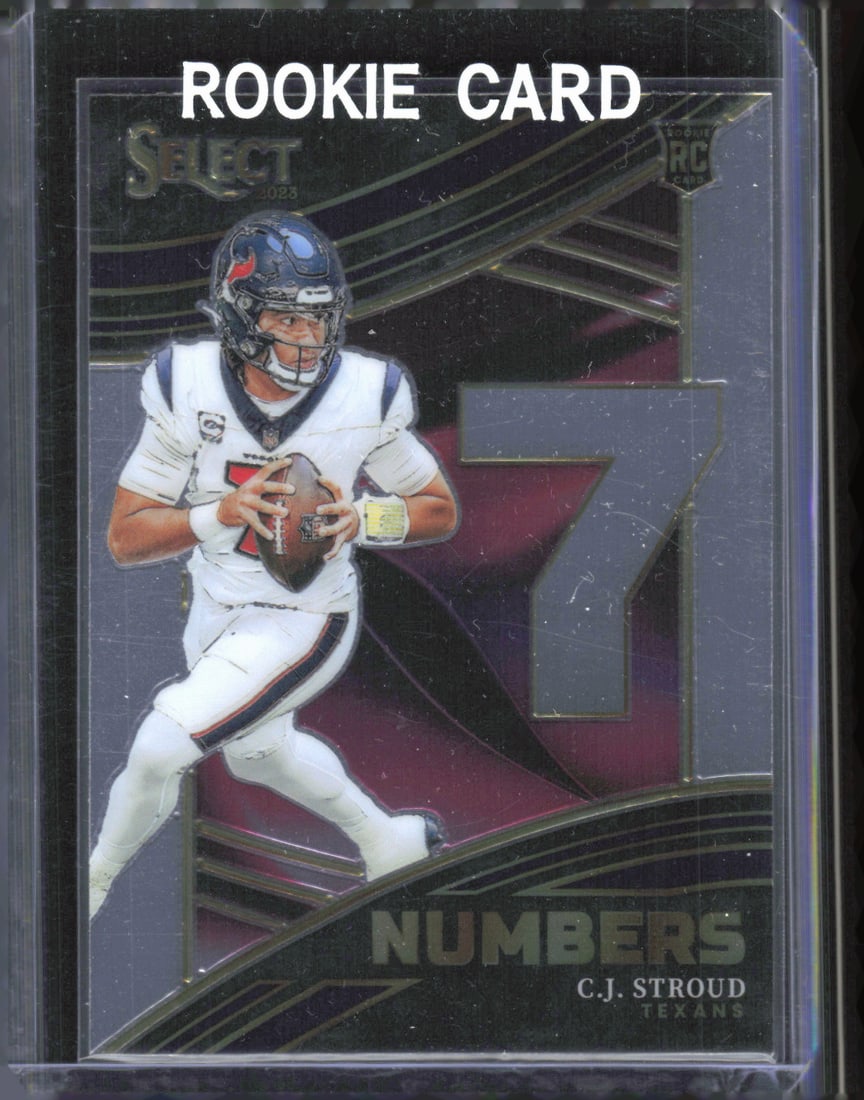 C.J. Stroud Rookie Card Select Numbers 2023 Panini Select #NMB-CST (1 of 2)