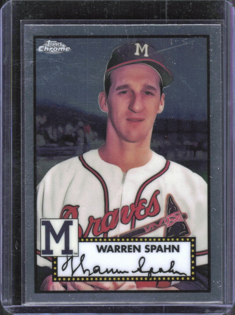Warren Spahn 2021 Topps Chrome Platinum Anniversary #671 (1 of 2)