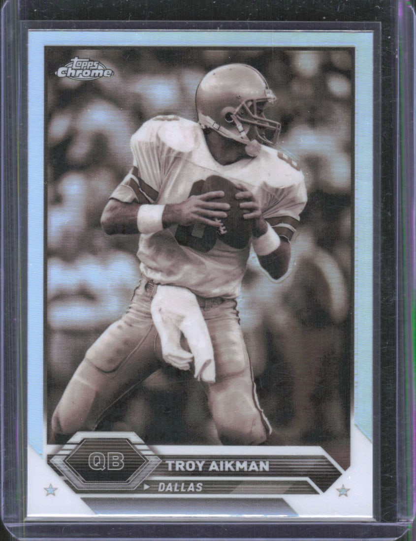 Troy Aikman Topps Chrome Sepia Refractor 2023 Topps Composite #29 (1 of 2)
