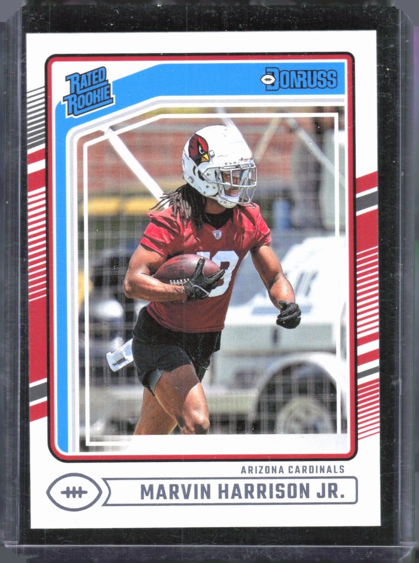 Marvin Harrison Jr. Rated Rookie 2024 Donruss #393: Marvin Harrison Jr. Rated Rookie 2024 Donruss #393