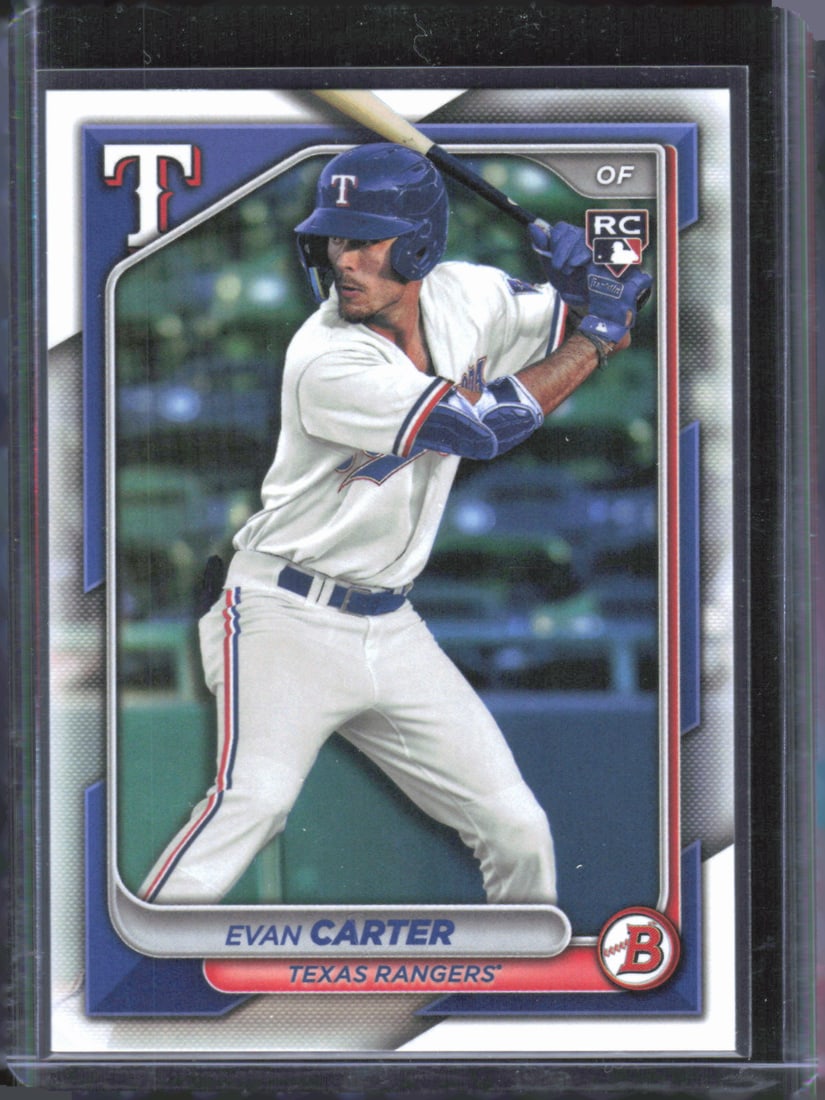 Evan Carter Rookie 2024 Bowman #46: Evan Carter Rookie 2024 Bowman #46