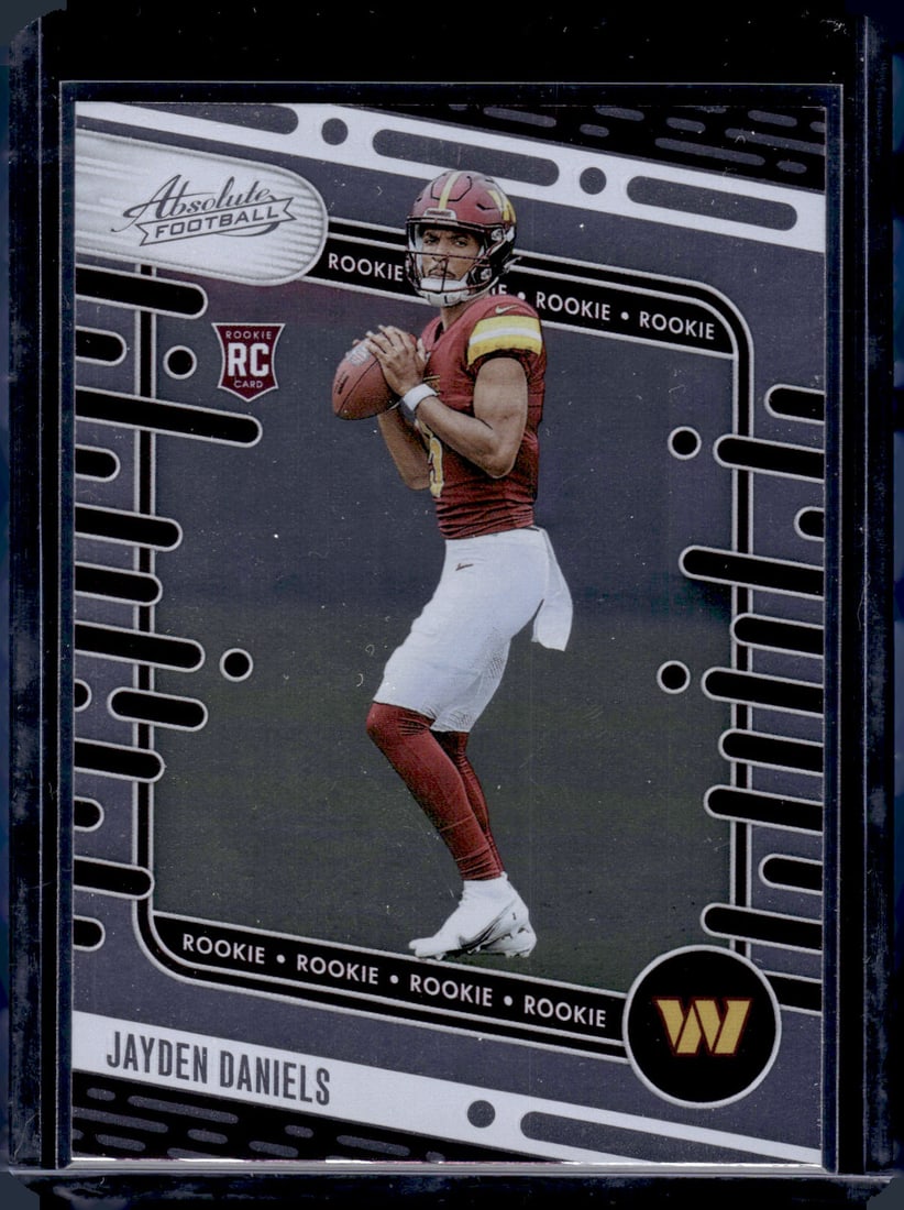 Jayden Daniels RC 2024 Panini Absolute #102: Jayden Daniels RC 2024 Panini Absolute #102