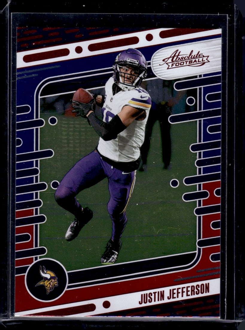 Justin Jefferson Red/White/Blue 2024 Panini Absolute #69: Justin Jefferson Red/White/Blue 2024 Panini Absolute #69
