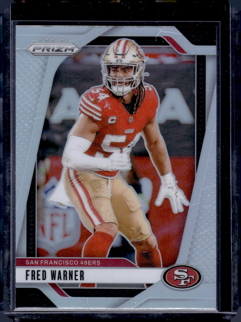 Fred Warner Silver Prizm 2024 Panini Prizm #255: Fred Warner Silver Prizm 2024 Panini Prizm #255