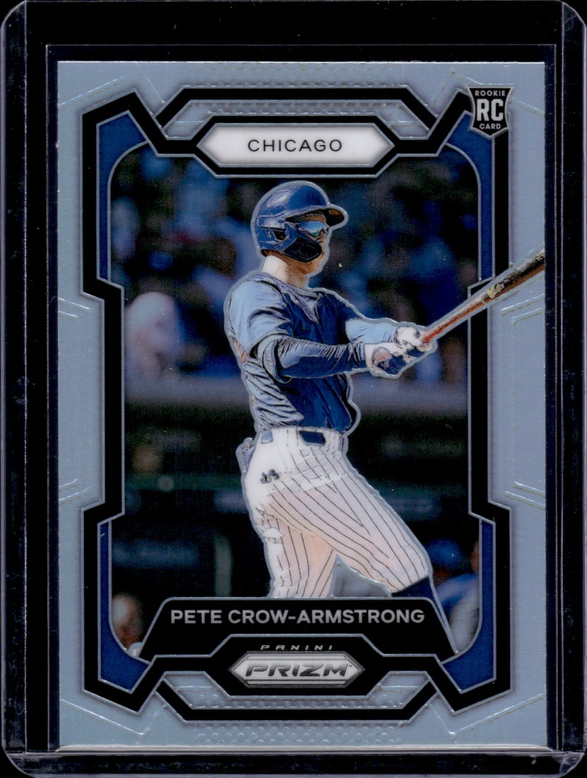 Pete Crow-Armstrong Silver Prizm RC 2024 Panini Prizm #203: Pete Crow-Armstrong Silver Prizm RC 2024 Panini Prizm #203