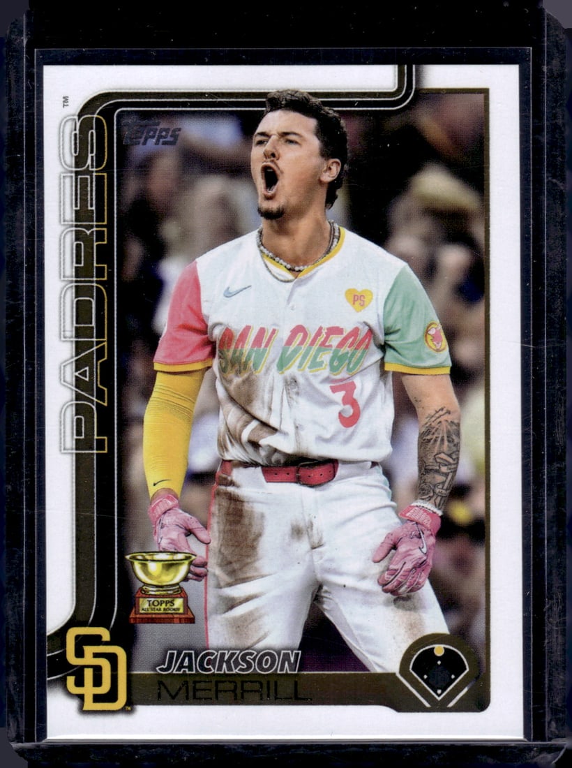 Jackson Merrill 2025 Topps Series One Gold Rookie Cup #125 (1 of 2)