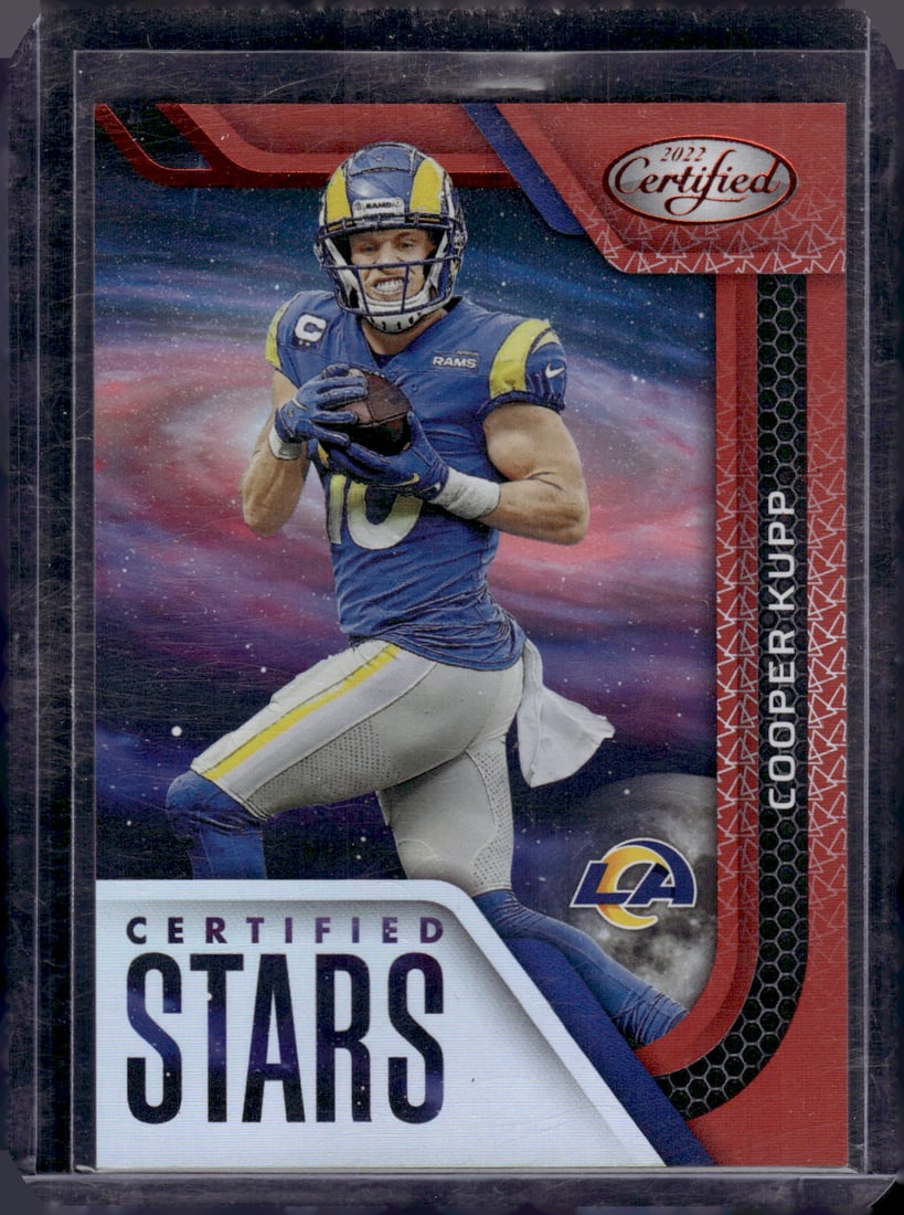 Cooper Kupp Certified Stars Red Mirror /99 2022 Panini Certified #CS-16 (1 of 2)