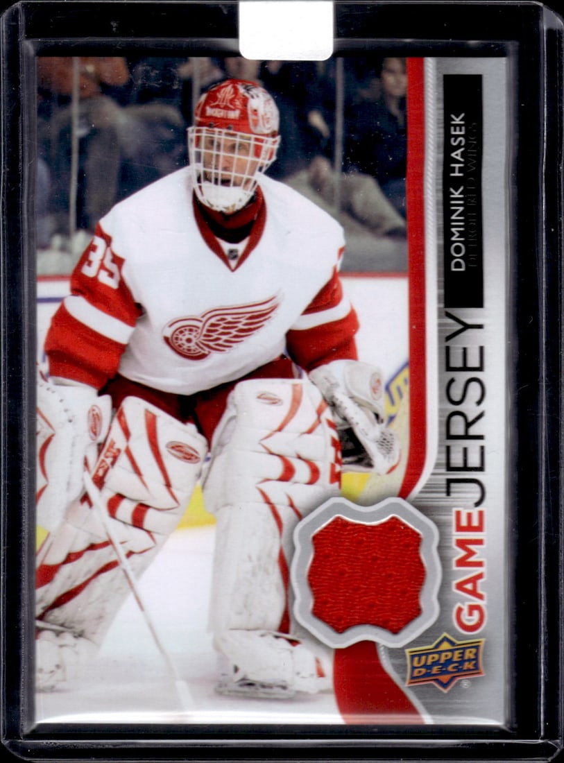 Dominik Hasek Game Used Patch 2014-15 Upper Deck #GJ-DH (1 of 2)