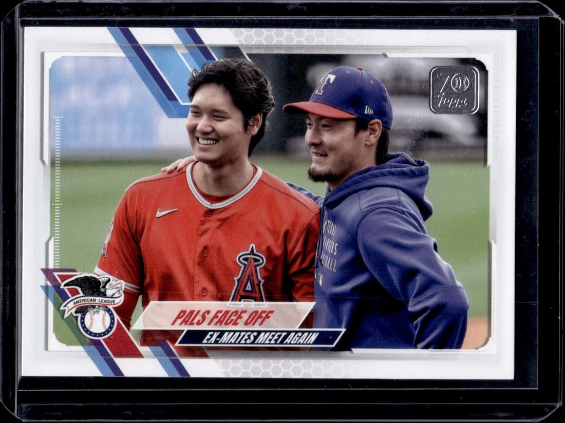 Shohei Ohtani Pals Face Off 2021 Topps Update #US125: Shohei Ohtani Pals Face Off 2021 Topps Update #US125