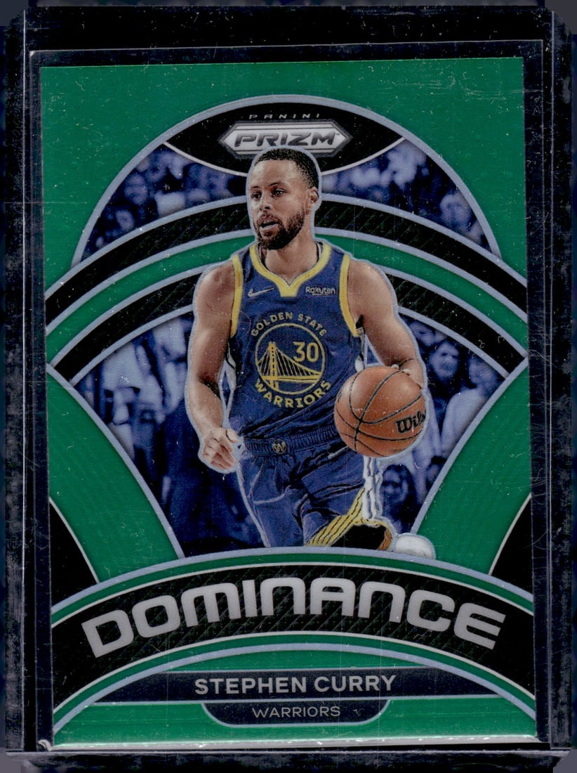 Stephen Curry Dominance Green Prizm 2022-23 Panini Prizm #23 (1 of 2)