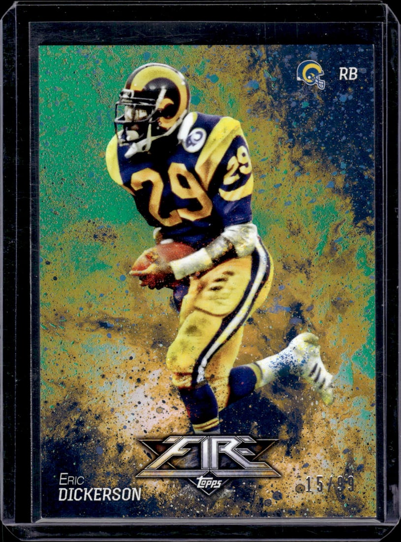 Eric Dickerson Green /99 2014 Topps Fire #18 (1 of 2)