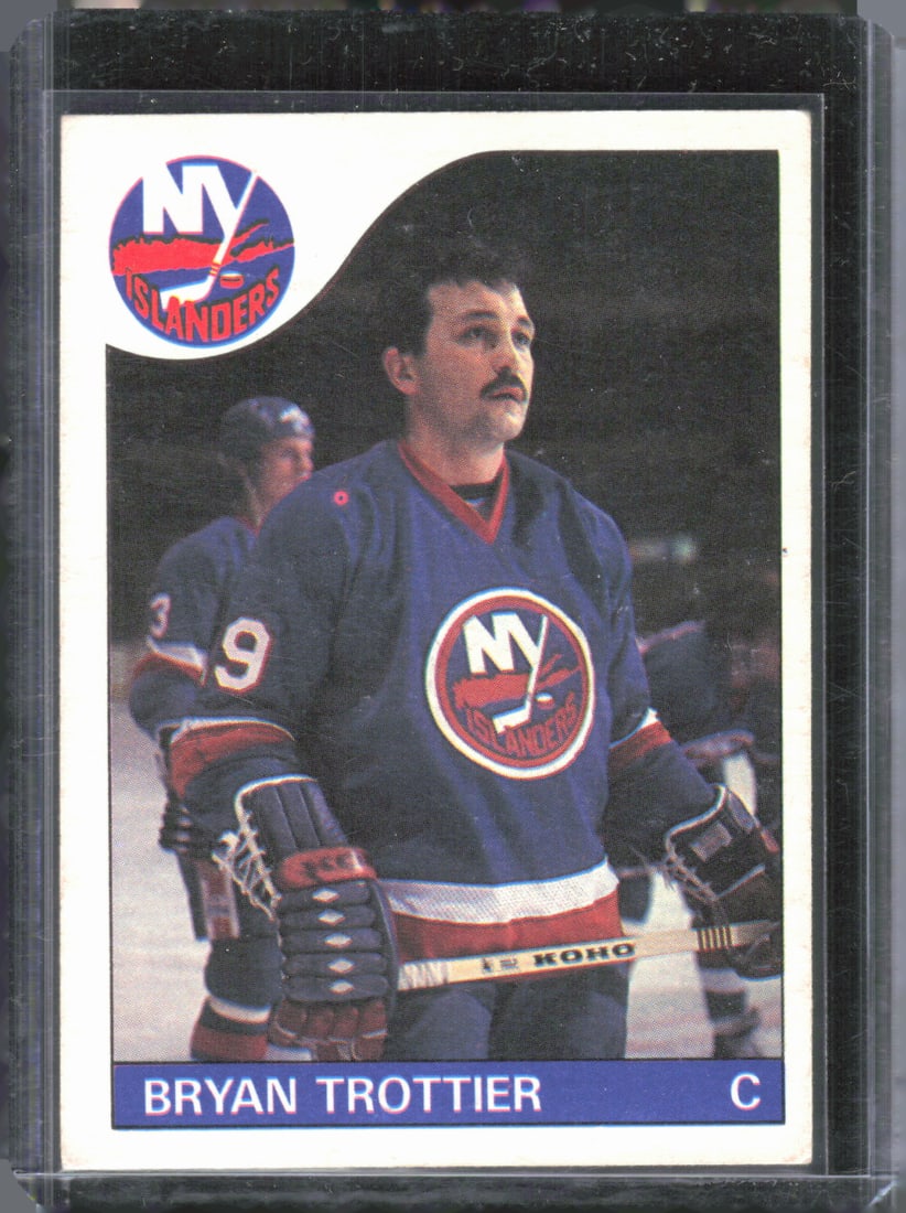 Bryan Trottier Vintage Hockey Card 1985-86 Topps #60 (1 of 2)