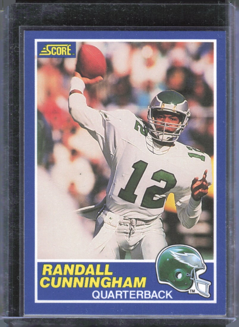 Randall Cunningham 1989 Score #75 Vintage Football Card: Randall Cunningham 1989 Score #75 Vintage Football Card