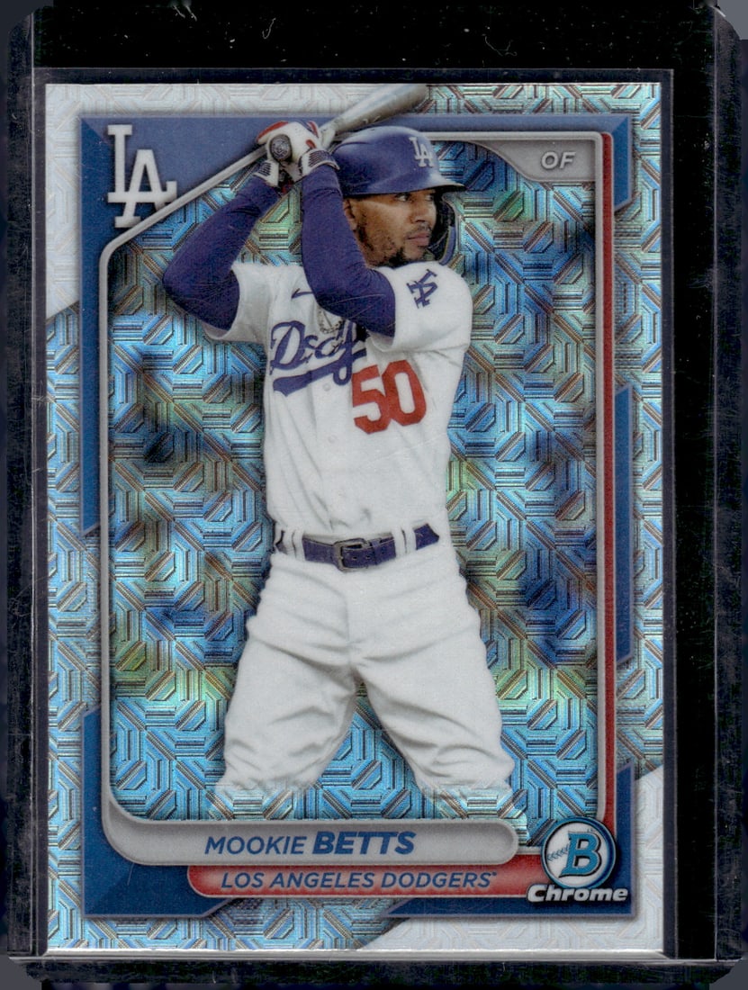 Mookie Betts Mojo Refractor 2024 Bowman Chrome #40 (1 of 2)