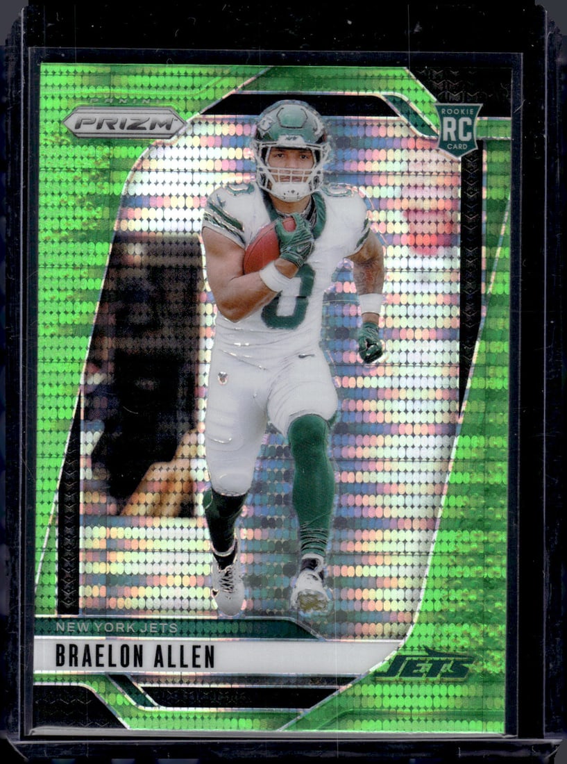 Braelon Allen Neon Green Pulsar Prizm RC 2024 Panini Prizm #311: Braelon Allen Neon Green Pulsar Prizm RC 2024 Panini Prizm #311