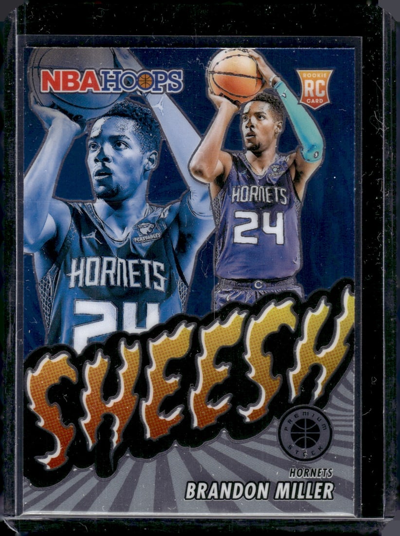 Brandon Miller Sheesh RC 2023-24 Panini Premium Stock #25: Brandon Miller Sheesh RC 2023-24 Panini Premium Stock #25