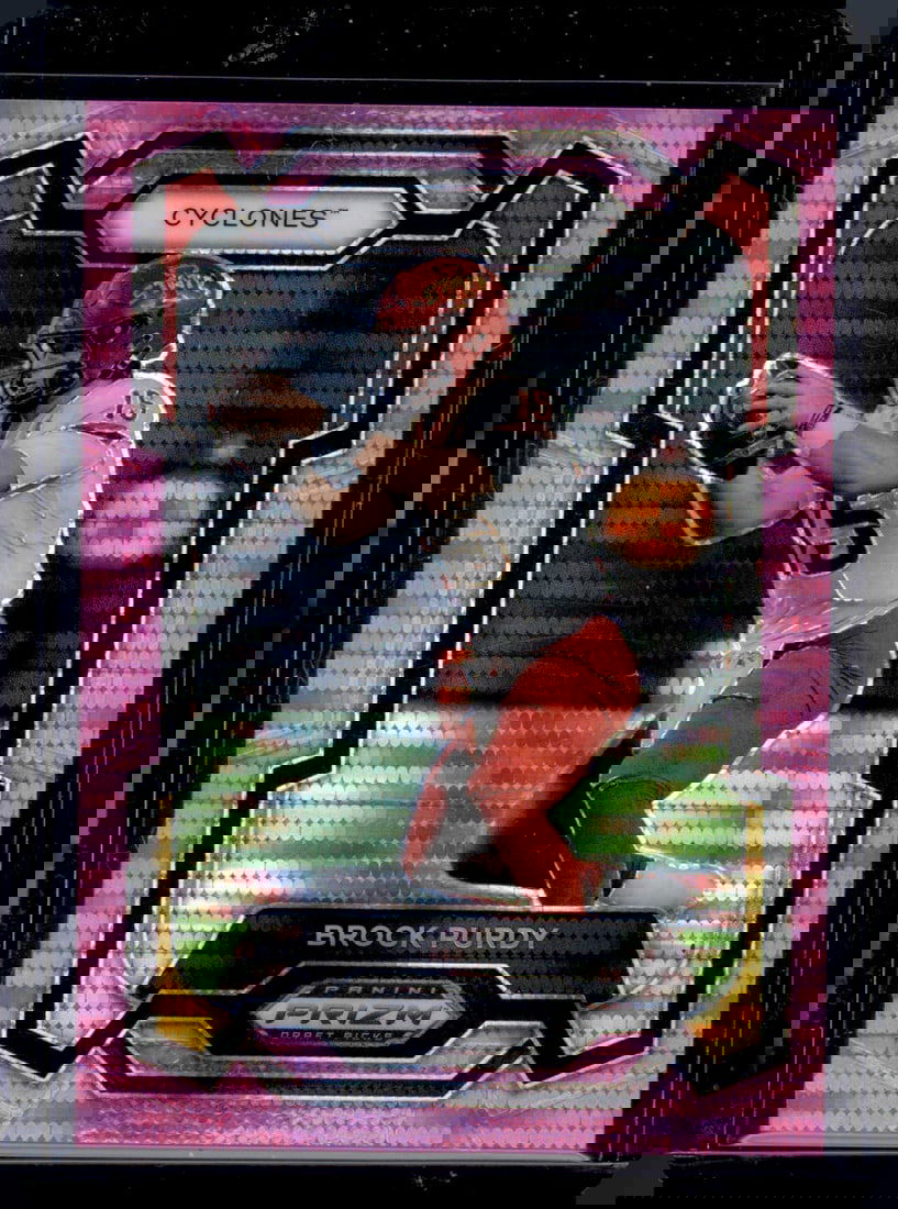 Brock Purdy Pink Pulsar Prizm /15 2024 Panini Prizm Draft Picks #97: Brock Purdy Pink Pulsar Prizm /15 2024 Panini Prizm Draft Picks #97