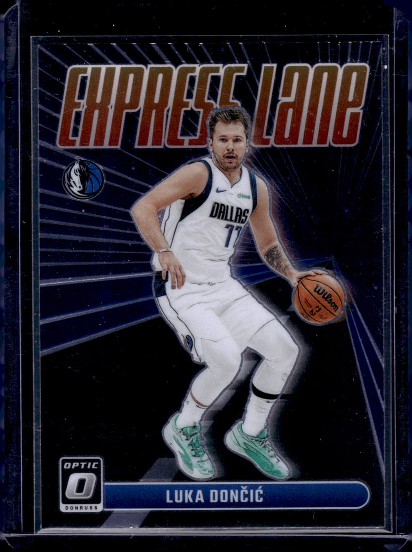 Luka Doncic Express Lane 2023-24 Donruss Optic #13 (1 of 2)