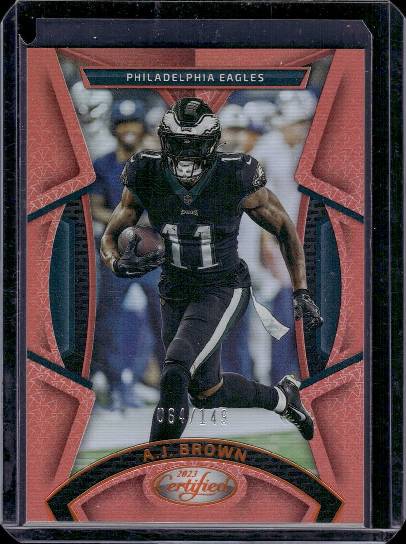 Aj Brown Orange Mirror /149 2023 Panini Certified #45: Aj Brown Orange Mirror /149 2023 Panini Certified #45