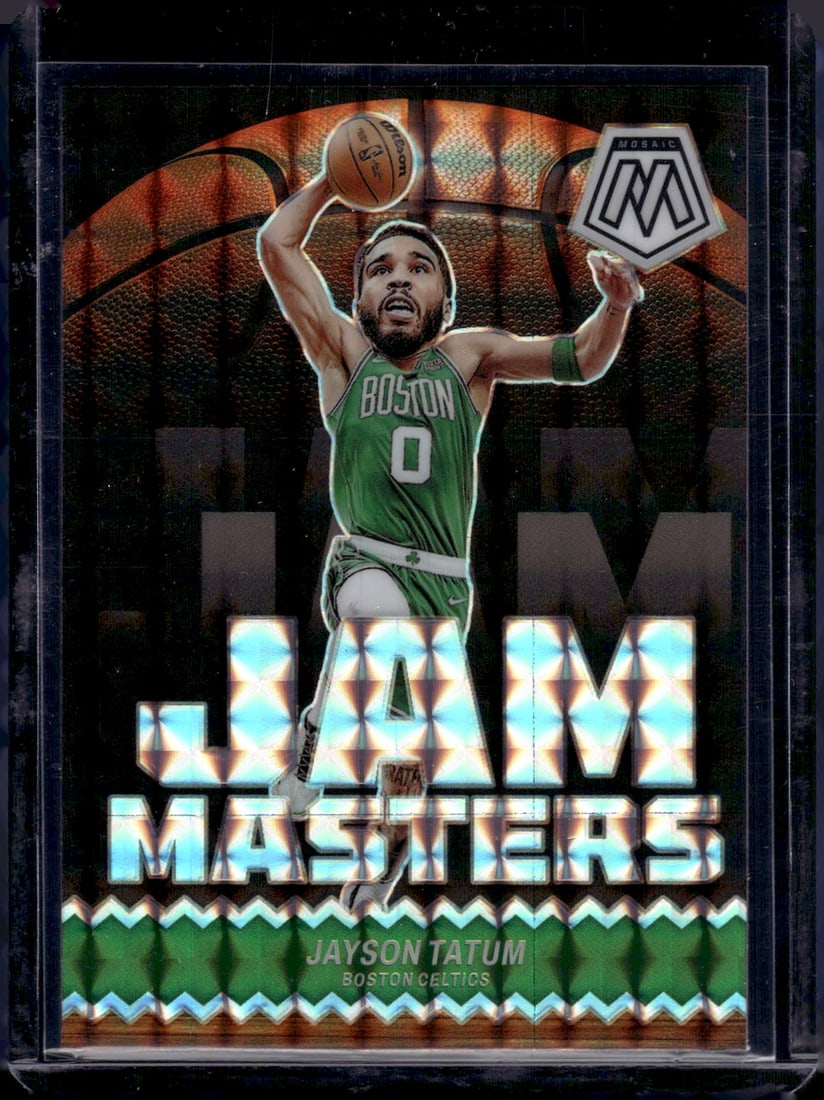 Jayson Tatum Jam Masters Silver Mosaic Prizm 2023-24 Panini Mosaic #5 (1 of 2)