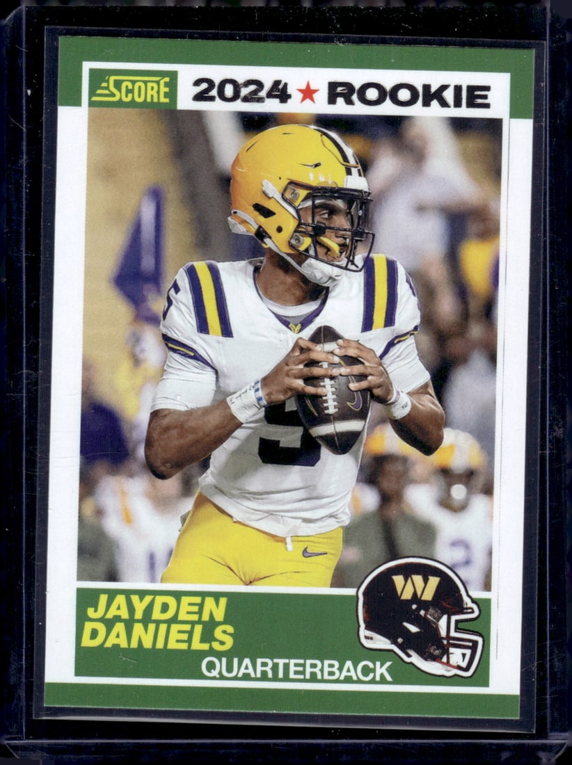 Jayden Daniels RC 2024 Panini Score #2: Jayden Daniels RC 2024 Panini Score #2